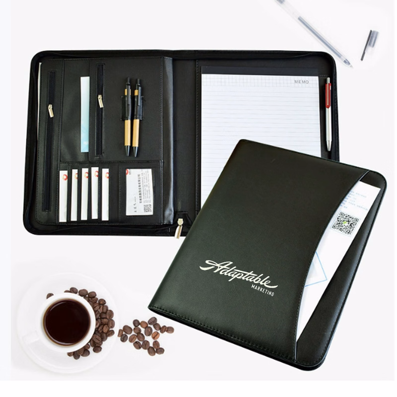 Multifunctional A4 Notebook Zipper Bag