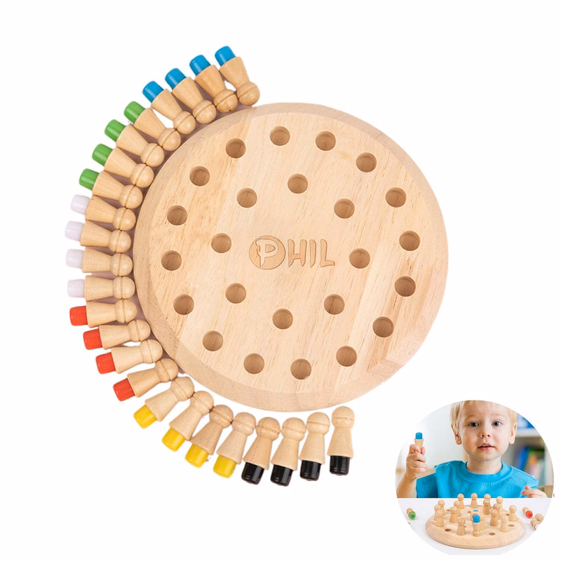 Interactive Wooden Memory Chess