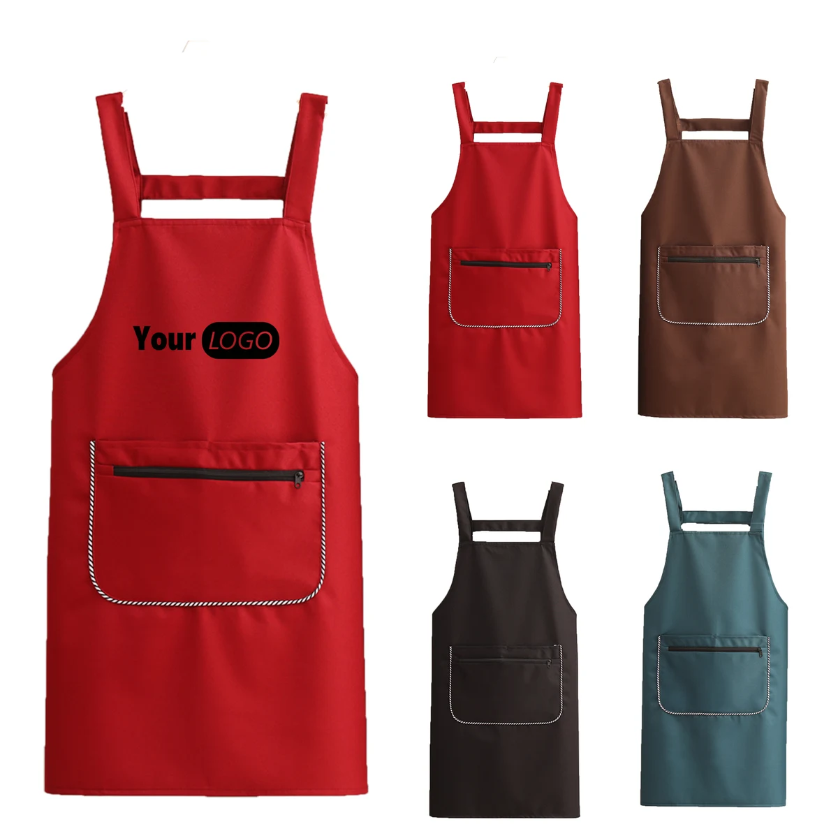 Kitchen Polyester Apron MOQ 50 1