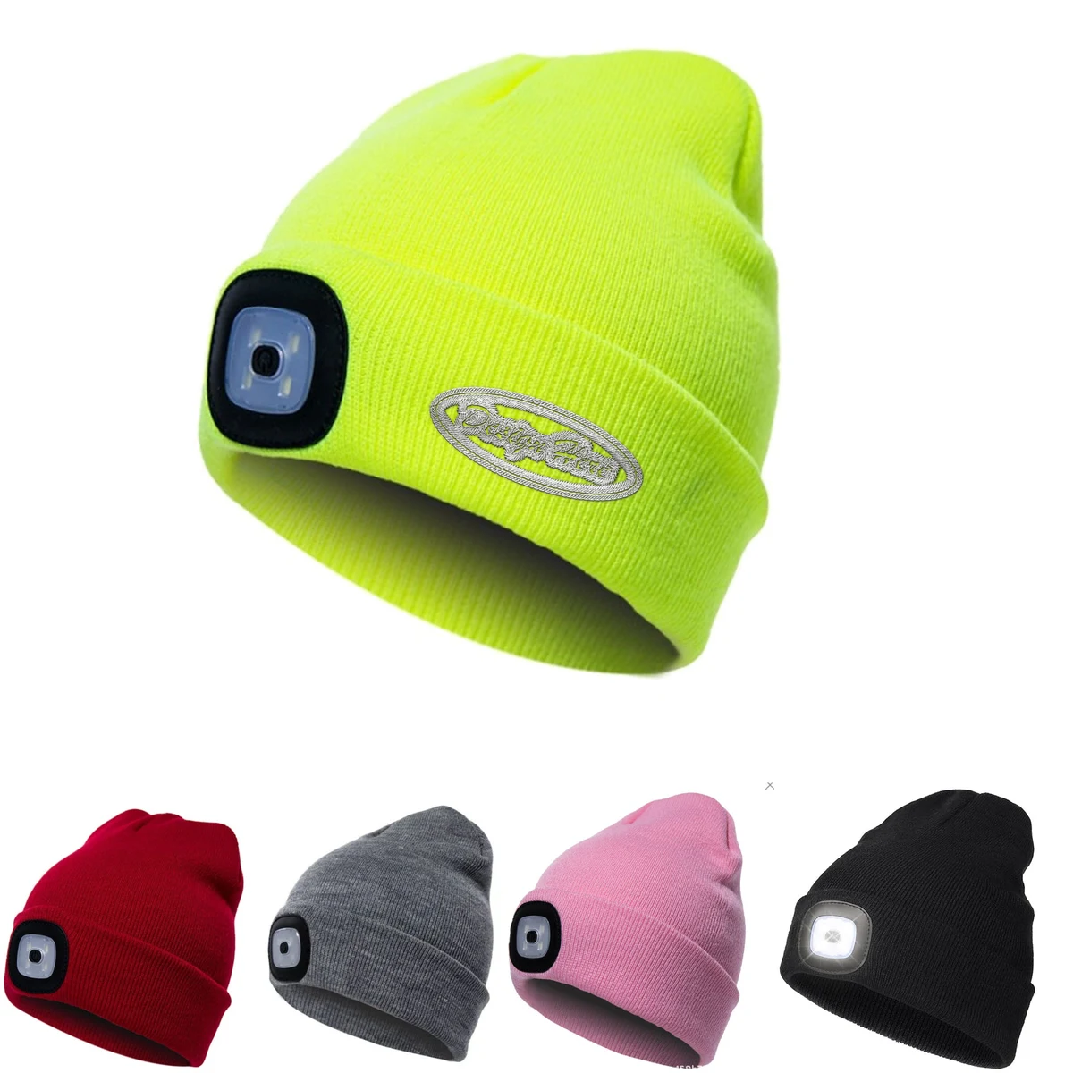 USB Rechargeable LED Knitted Beanie with Built-in Light 1