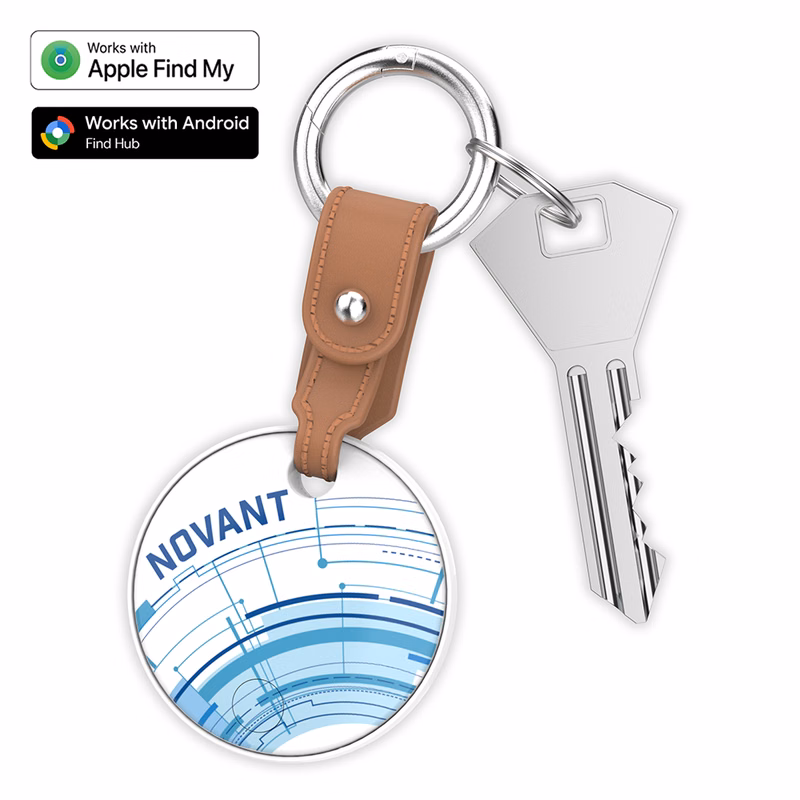 Beacon Pro: Ultimate Bluetooth Tracker that Works with Apple Find My and Google's Find Hub (brown)