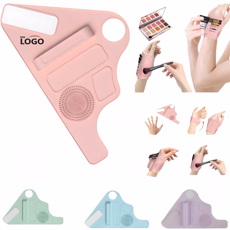 Hand Makeup Mixing Palette with Wrist Strap