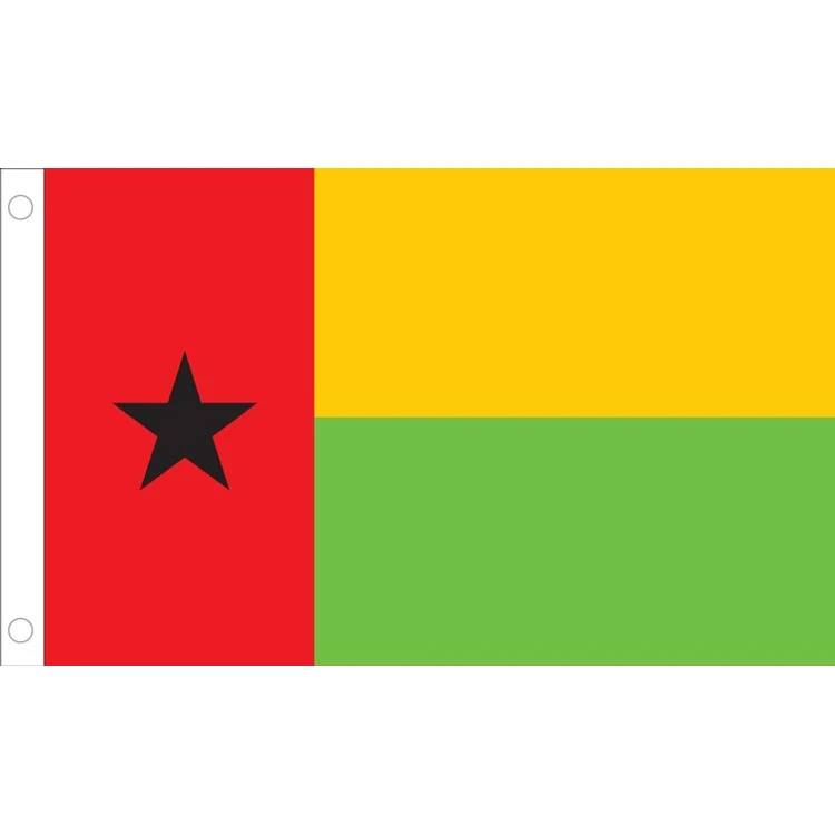 Guinea-Bissau Flag - 2' x 3' - Nylon 1