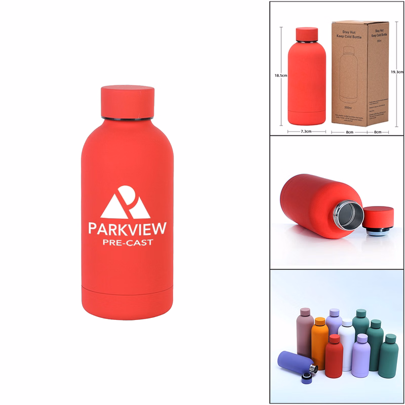 12 oz Matte Finish Stainless Steel Bottle