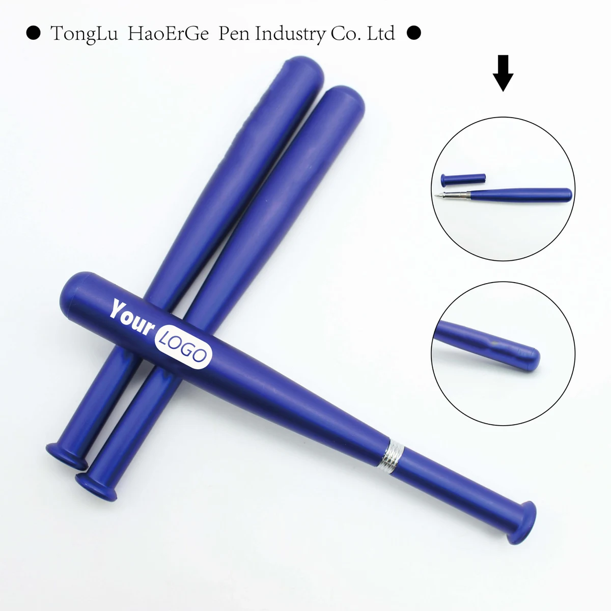 Baseball Bat Shaped Ballpoint Pen 1