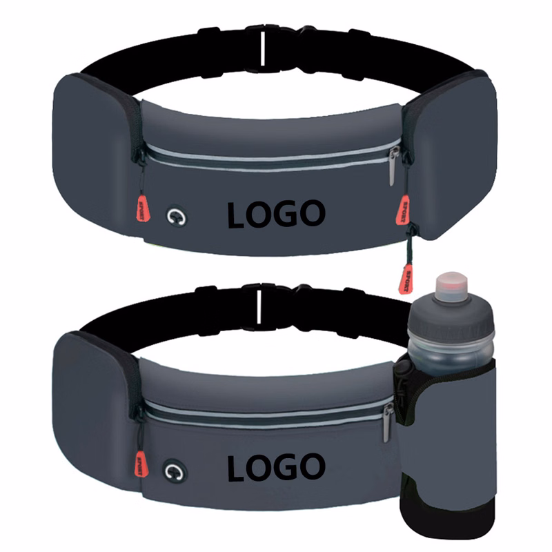 Multifunctional sports waist bag that can carry a water bottle