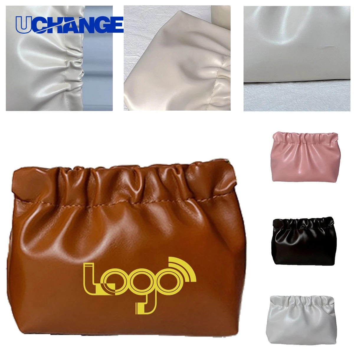 Wrinkle-Design Cosmetic Bag Organizer 1