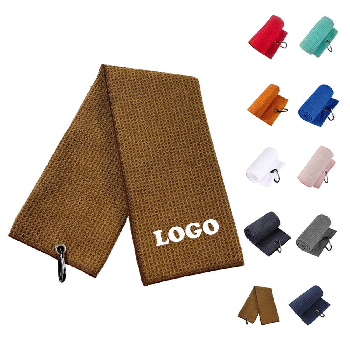 MOQ 20 Microfiber Waffle Weave Towel 1