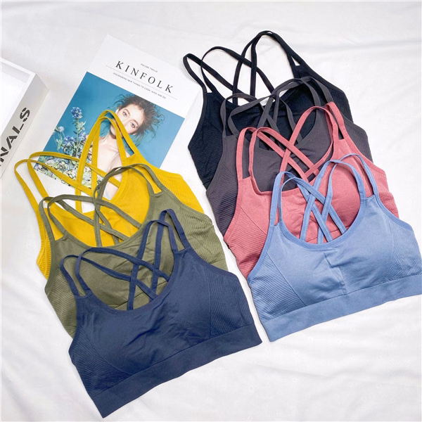 Women's Shockproof Cross Back Sports Bra