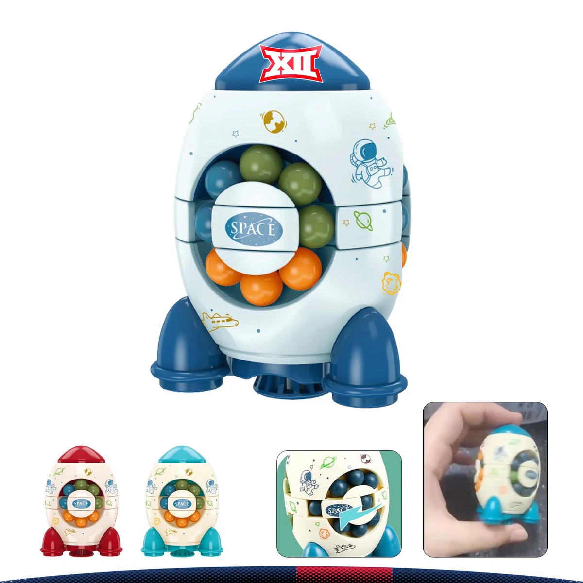 Rocket 2in1 Fidget Cube 1