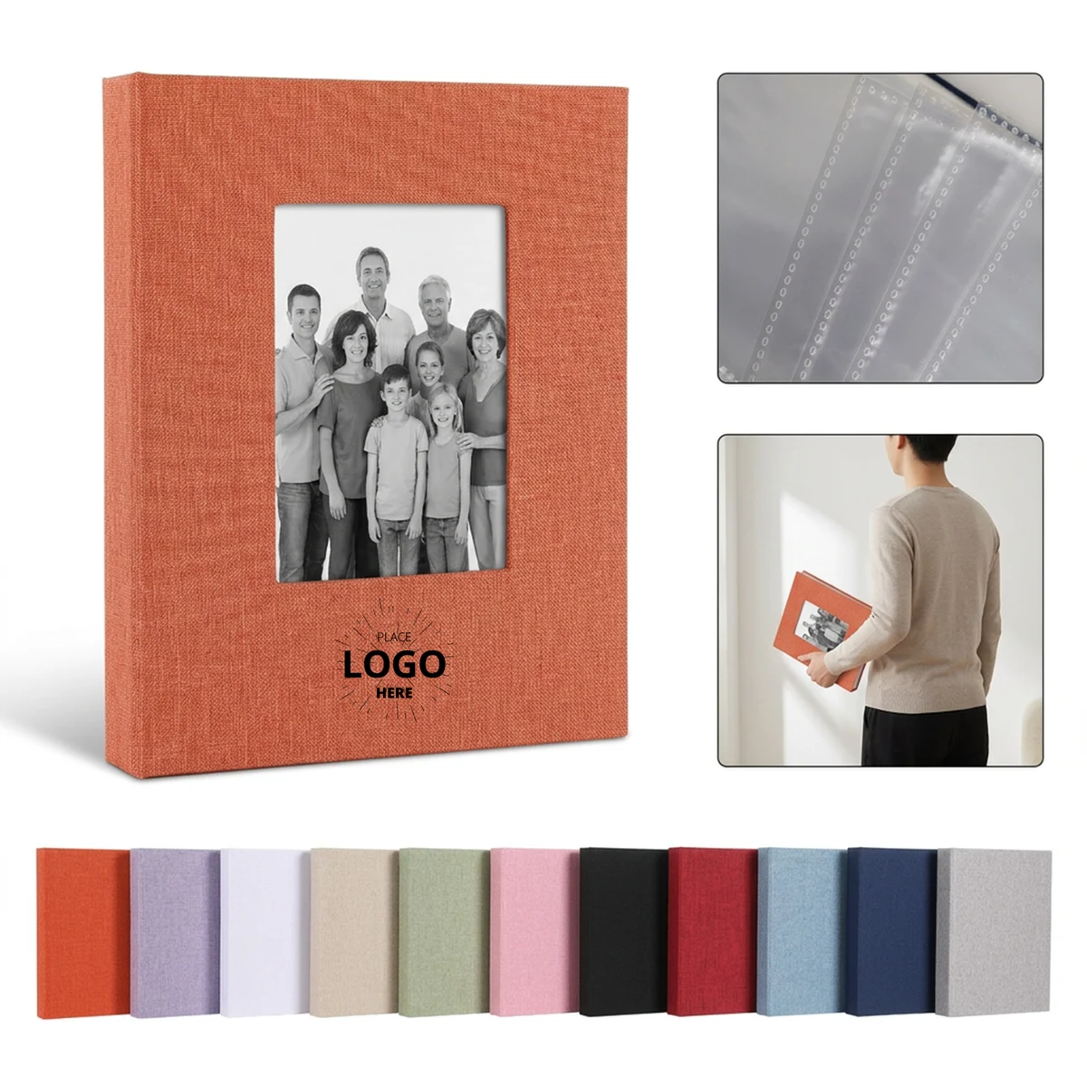 Linen Cover Custom Photo Album 1