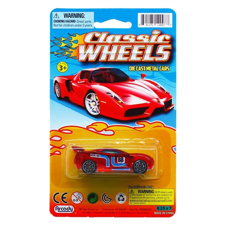 Diecast Sports Cars - Assorted 2.75" 1