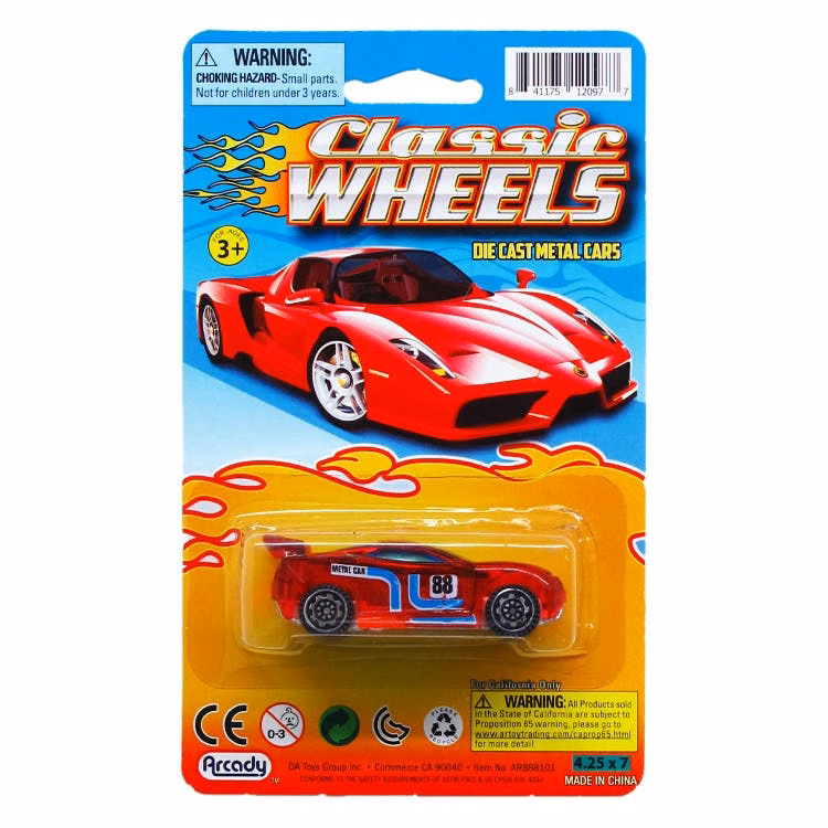 Diecast Sports Cars - Assorted 2.75"