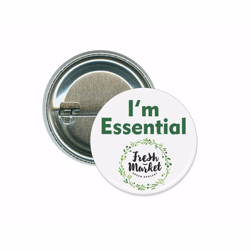 I'm Essential, Coronavirus, COVID-19 Button