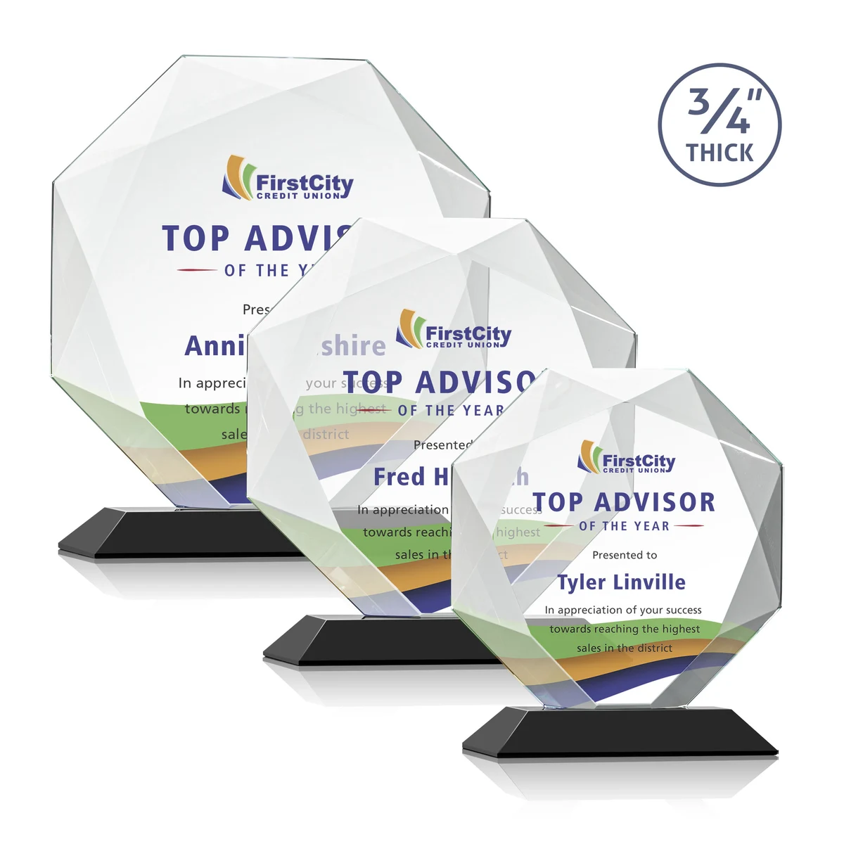 Bradford VividPrint™ Award - Black 1