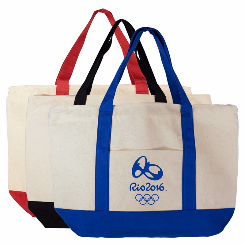Islandlife 12oz Natural Cotton Tote w/ Velcro Closure