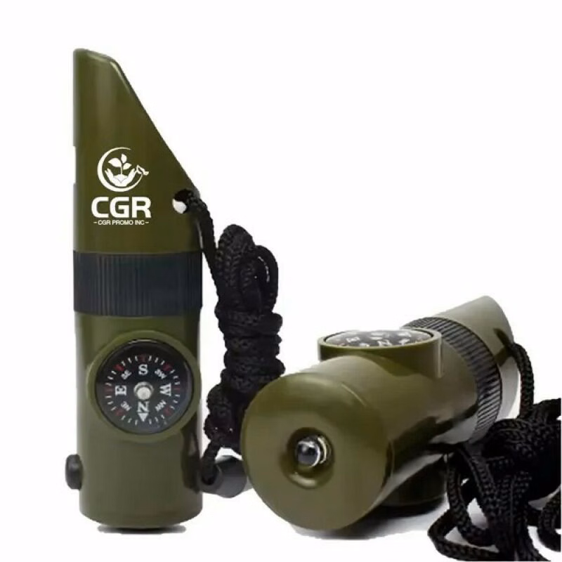 7-in-1 Survival Whistle Multi-Tool
