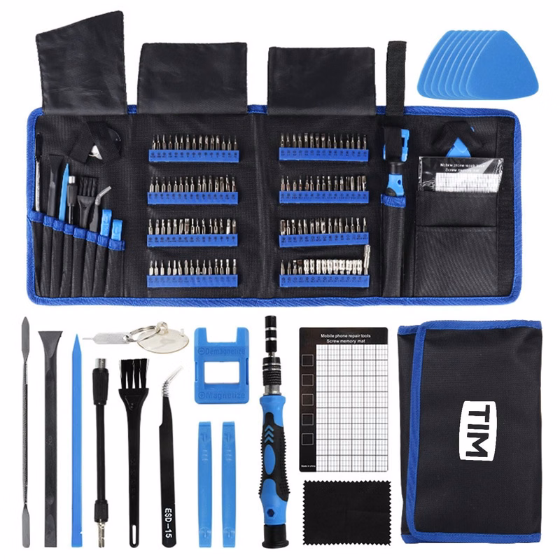 142PCS Multi-Function Screwdriver Kit with Storage Pouch