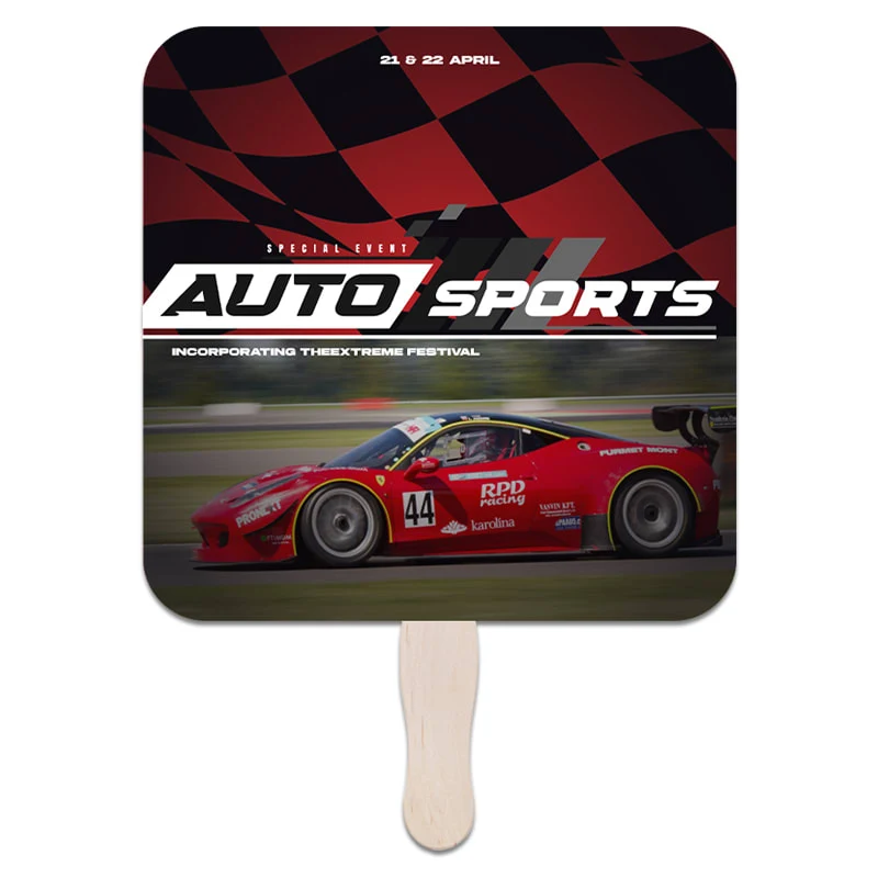 Rounded Square Hand Fans 1