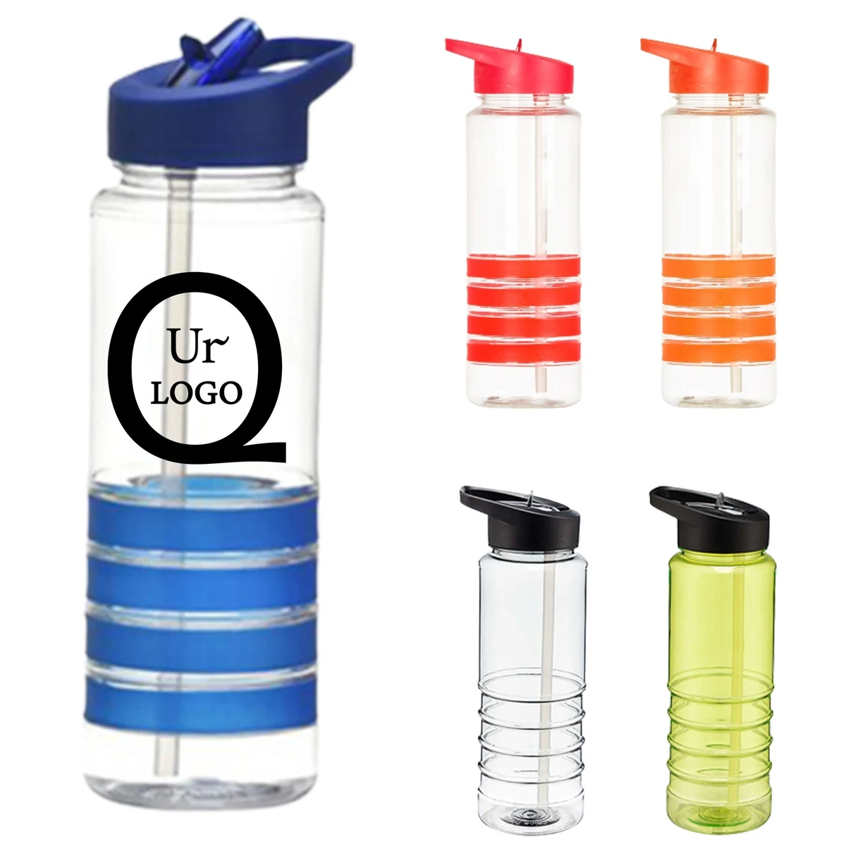 25.36 Oz Plastic Cup W/ Straw 1