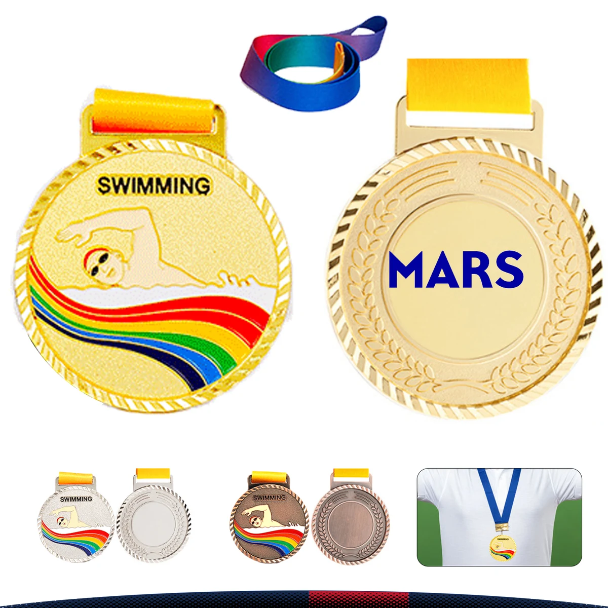 Swimming Award Medals 1