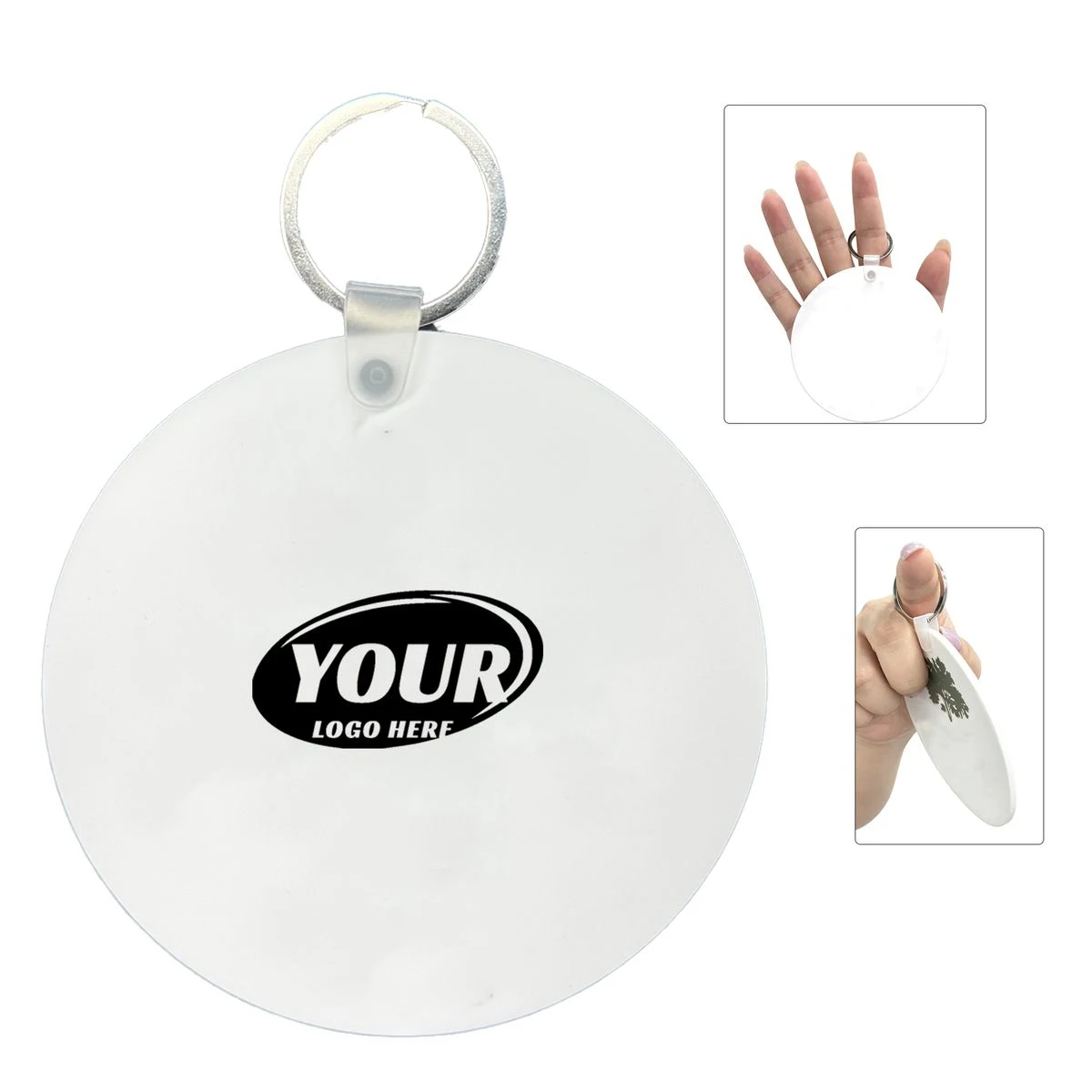 Personalized PVC Coasters With Keychain 1