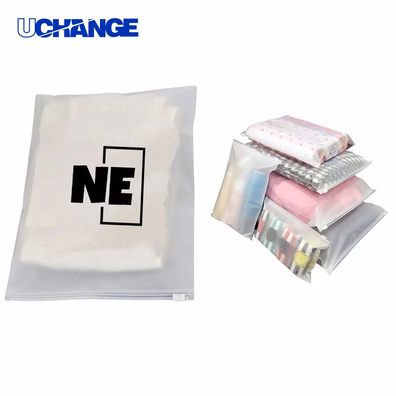 Frosted Resealable Zip-Lock Plastic Storage Bag