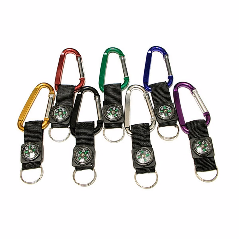 5 Cm Carabiner with Compass