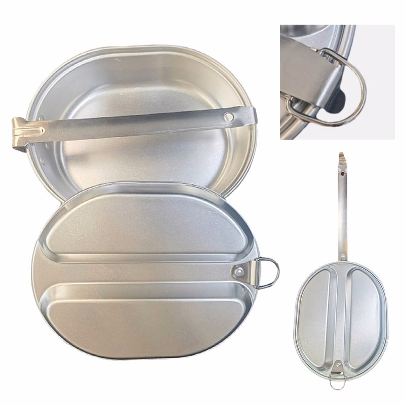 Outdoor Cup Lunch Box Tableware Aluminum Portable