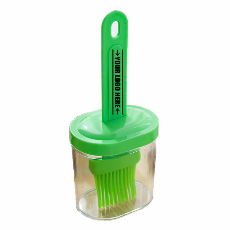 Silicone BBQ brush with Oil Bottle
