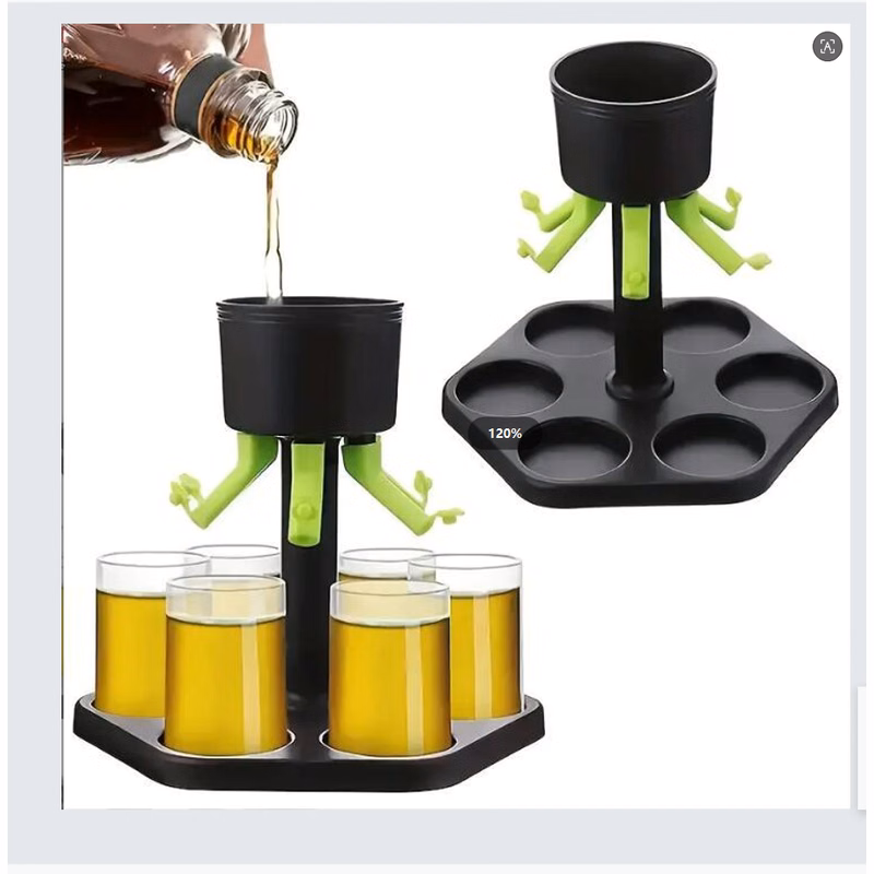 Wine Glass Tray Set