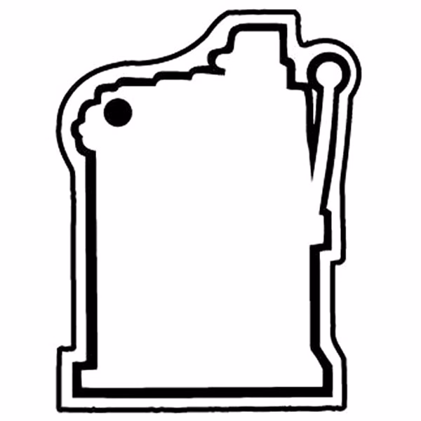 Slot Machine Key Tag - Spot Color