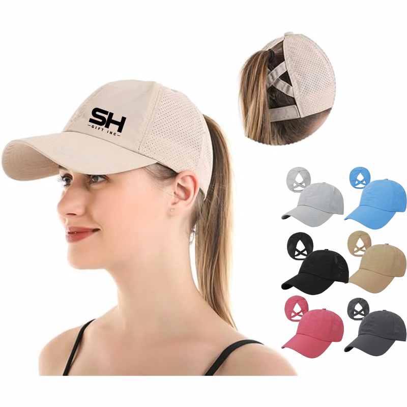 Breathable Ponytail Baseball Cap
