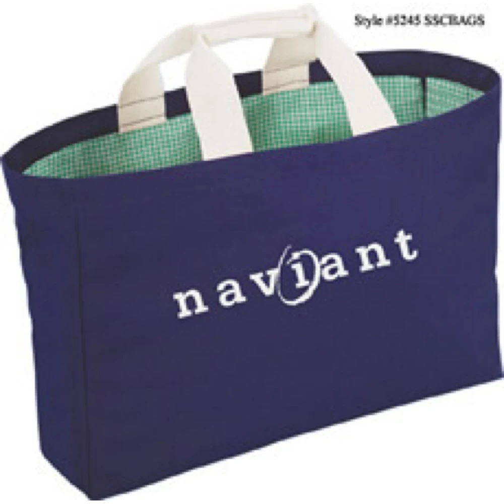 22 Oz. Natural Canvas Rodeo Drive Shopping Tote Bag 1
