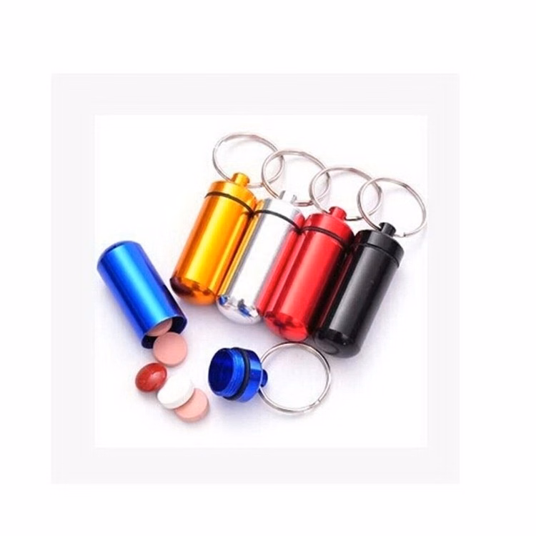 Outdoor Pill Case With Keychain
