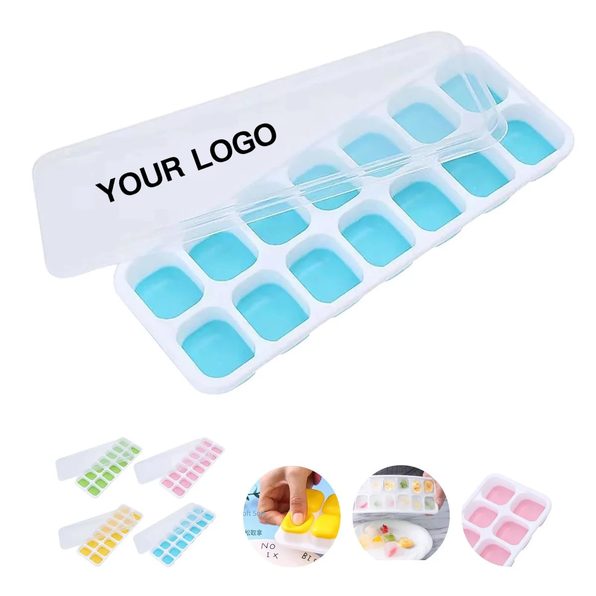 Flexible Silicone Ice Tray for Home Use 1