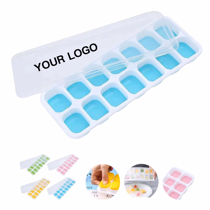 Flexible Silicone Ice Tray for Home Use