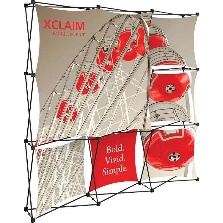 Xclaim 8ft Wide Fabric Popup Display Kit 03 1