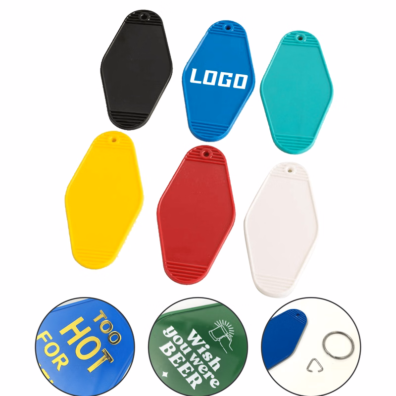 Durable Plastic Apparel Tag Key Tag