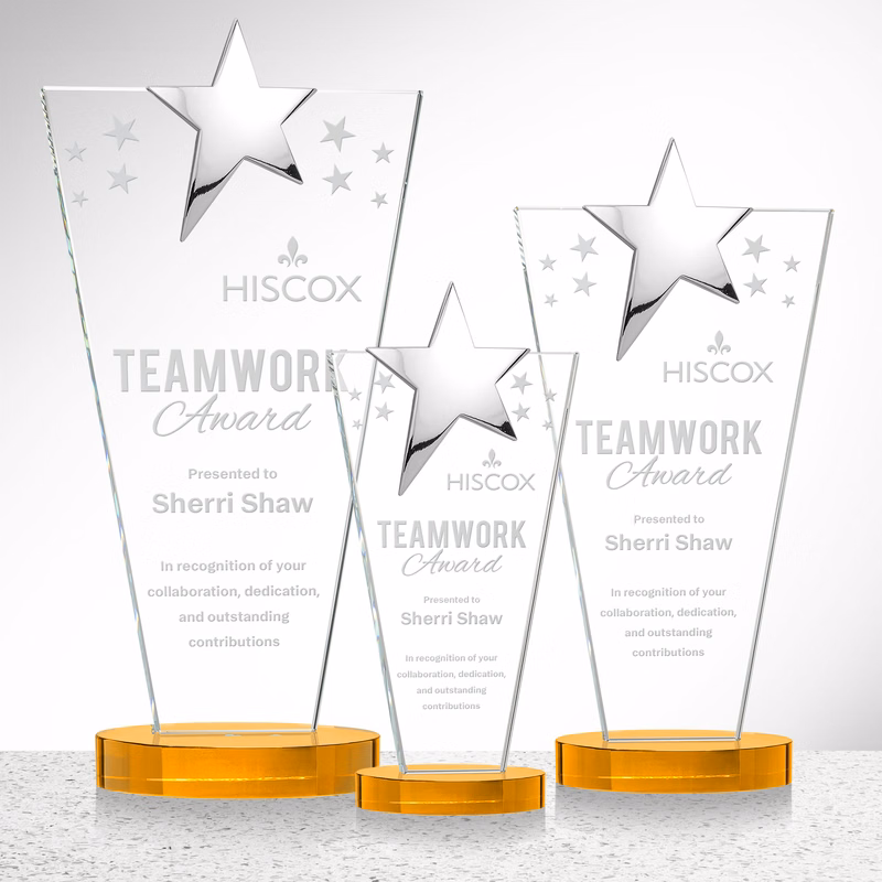 Mantella Chrome Star Award - Amber