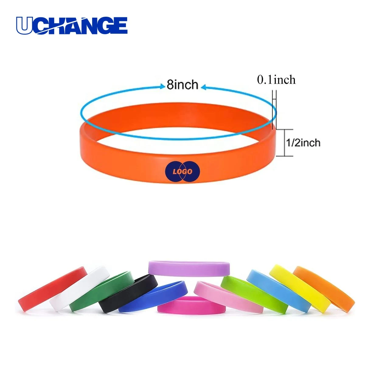 1/2" Silicone Bracelet 1
