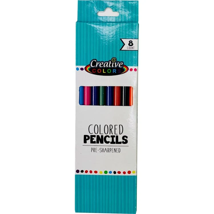 Colored Pencils - Pre-Sharpened 8 Colors 1