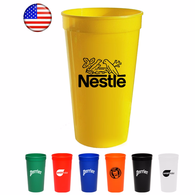 USA Made 32 Oz. Large Stadium Cups
