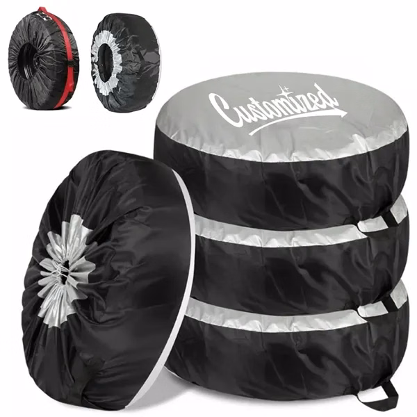Custom Waterproof Tire Cover Set — Outdoor Vehicle Storage Protection