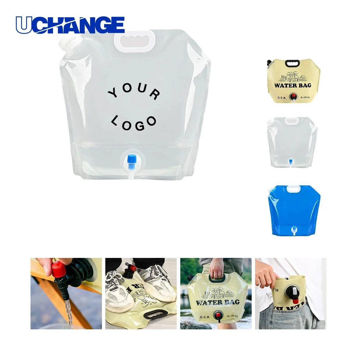 Collapsible Plastic Water Bag 10 Liter 1