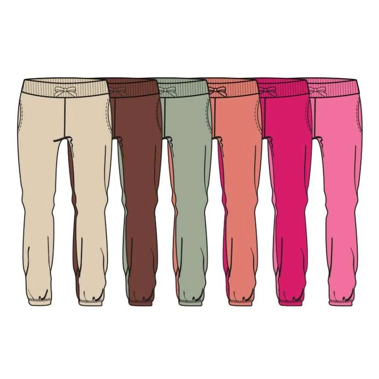 Girls Fleece Joggers - Size 4-6X 1