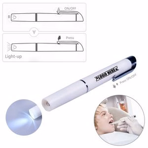 Compact LED Inspection Light For Oral And Ear Checks With Clip