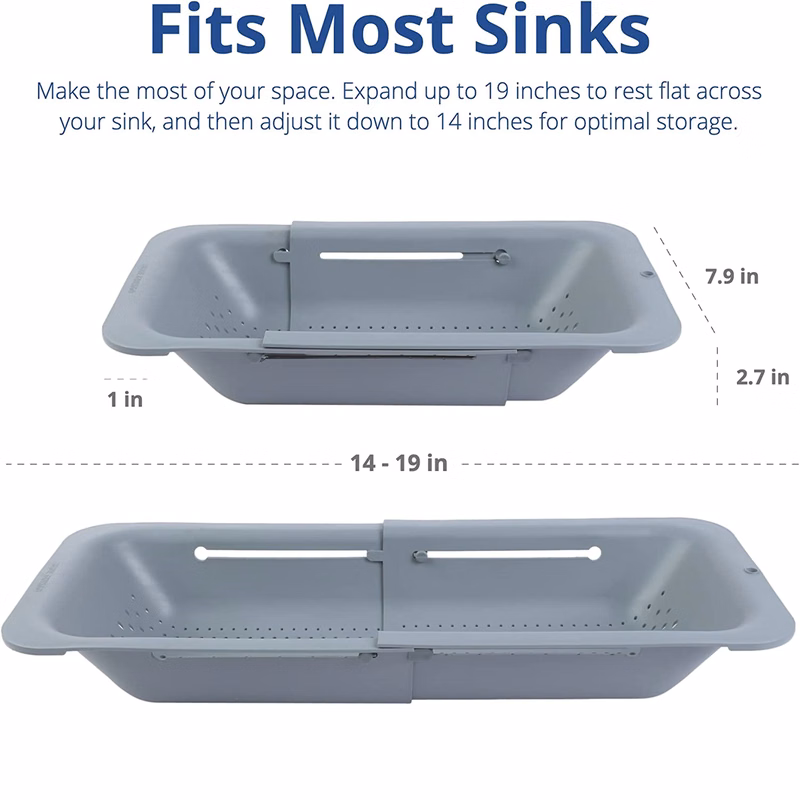Extendable Sink Colander Baskets