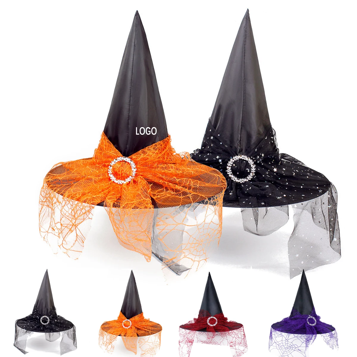 Halloween Witch Hat Carnival Costume Accessory 1
