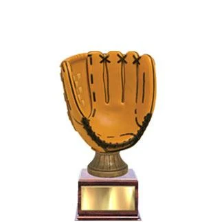 Resin Sport Ball: 7" Baseball with 3.5x3.5x2.125" 1